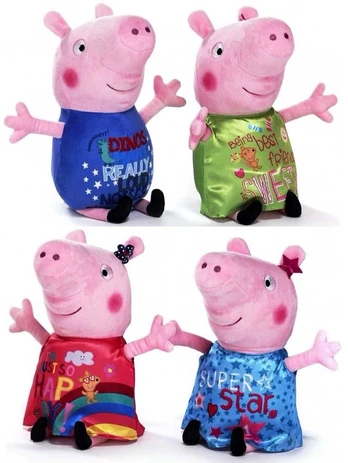 Disney Peppa Pig pliušinis talismanas, mišinys, 30 cm
