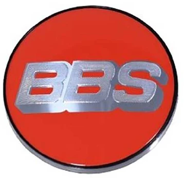 BBS centerkapsel ø56 mm sølv/rød nürburgring-edition