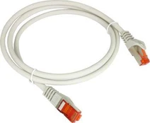 Patch-cord S/FTP kat.6A LSOH 0.25m pilka ALANTEC