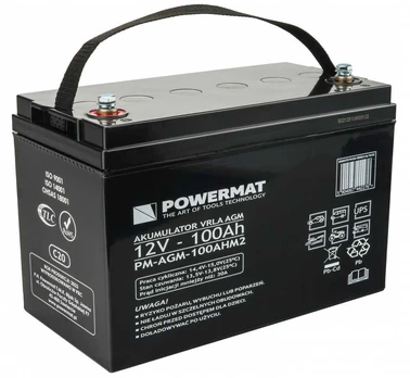 AGM POWERMAT 100 Ah akumuliatorius valčių varikliams