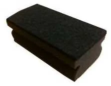 Multi Skuresvamp 140x70x50 mm med Håndgreb Sort,10 Stk/pk
