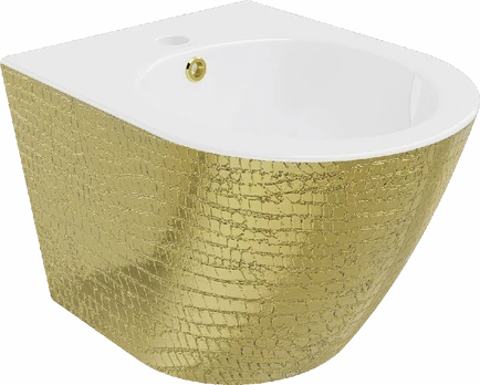 Pakabinama bidė Mexen Lena, Baltas/Gold pattern