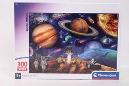 Clementoni CLE puzzle 300 Super Space mission 21724 kaina