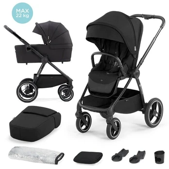 Universalus vežimėlis Kinderkraft Nea 2in1, Midnight Black