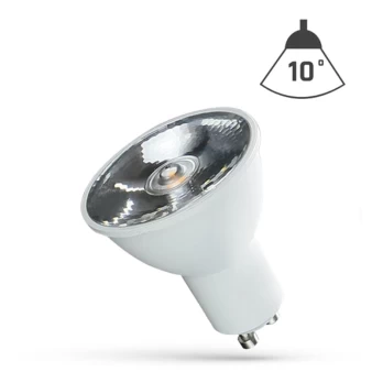 6W 4000K GU10 LED lemputė 10°, neutrali balta