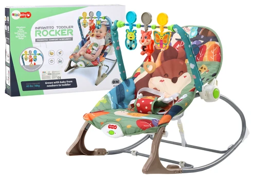 Lean Rocking chair, Bouncer, Vibration, Sound, Fox