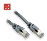 LYNX FTP patch kabelis Cat6, PVC, 7m, šedý