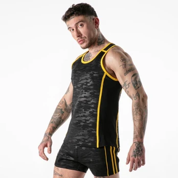 LOCKER GEAR - FULL MILITARY ACCESS TANKTOP YELLOW L