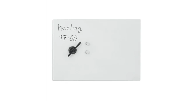 Stiklinė Magnetinė Lenta, Balta