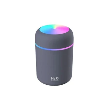 Drėkintuvas su LED lempute H2O Humidifier, juodas
