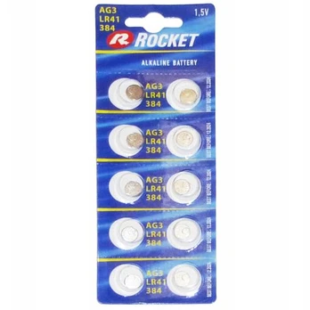 Rocket Alkaline LR41 AG3 elementas, 10 vnt.