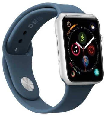 Laikiklis SBS silikone urrem til Apple Watch 38/40/41mm. Blå