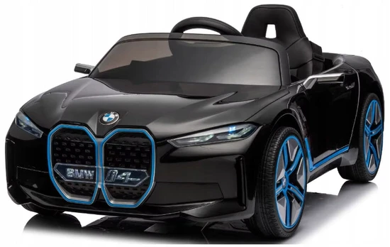 Vaikiškas elektromobilis BMW i4 su nuotolinio valdymo pulteliu