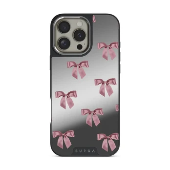 Ballerina - iPhone 16 Pro Max Case, Elite Mirror Dark (MagSafe) / Silver