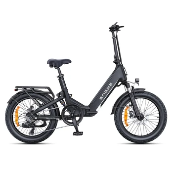 Elektrinis dviratis Engwe L20 3.0 Boost 20" // 7G, sulankstomas (juoda)