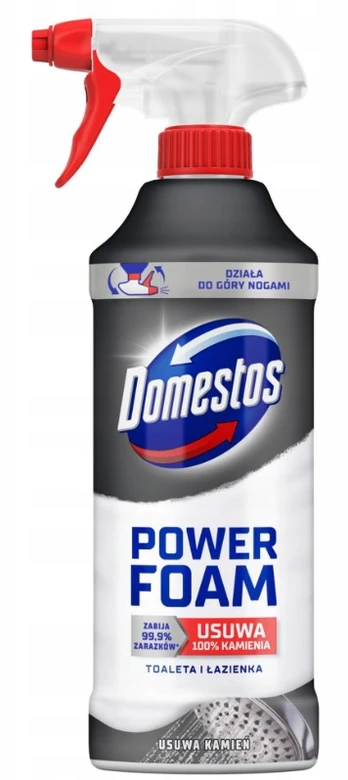 Purškiamos WC putos DOMESTOS Power Foam Zero Lime, 435 ml