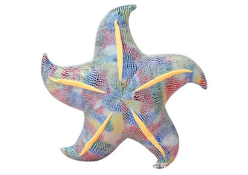 Pliušinis žaislas jūrų žvaigždė, mėlynas, 45 cm