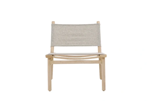 Millo Lounge Chair - Nature/Grey