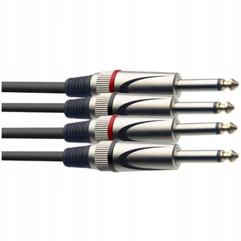 Stagg Stc3p, 2x Jack/2x Jack kabelis, 3m