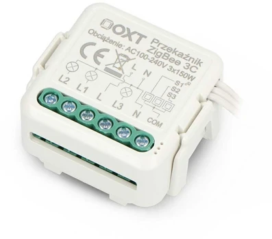 Tuya – 3 kanalų mini relė – ZigBee – Android/iOS programa – OXT T263