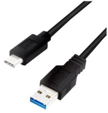 Kabelis Logilink CU0168 USB Type-A, USB Type C, 1 m, juoda