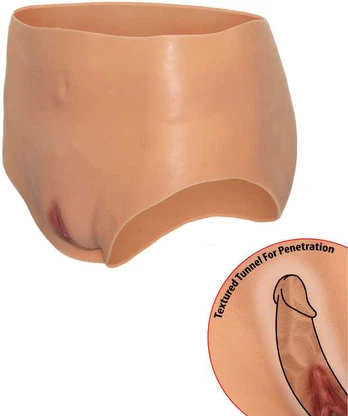 Hidden Desire Open Vagina Brief High Waist