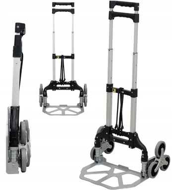Vorel laiptinis vežimėlis, transportinis, sandėliavimo, sulankstomas, 70 kg