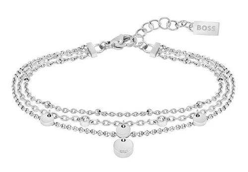 Hugo Boss Madinga plieno apyrankė su Iris kristalais 1580331