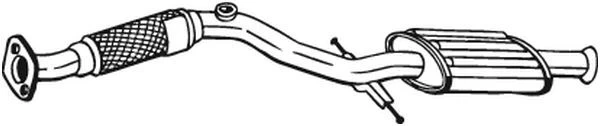 Priekinis duslintuvas BOSAL 165-295