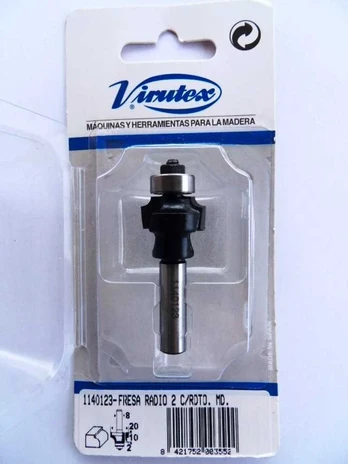 Apvalinimo freza Virutex R2 su guoliu