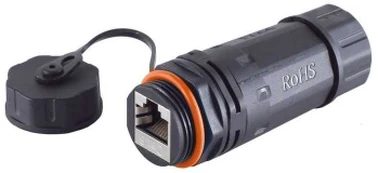 MicroConnect RJ45 coupler, CAT 6a, IP68,