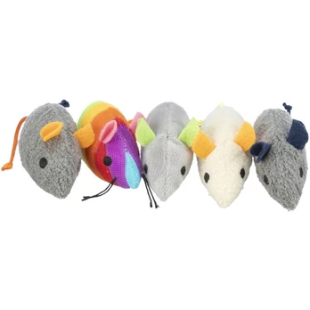 Žaislas katėms : Trixie Mouse, pliušinis, su kačių mėtomis, 7 cm