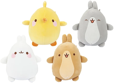 Pliušinis Molang žaislas 25cm asort., 466312