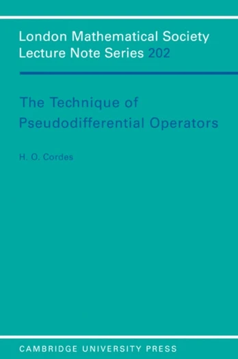 Technique of Pseudodifferential Operators