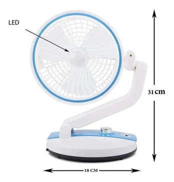 Lauko ventiliatorius USB, mėlynas