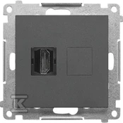 Kontakt Simon GN.1-KR.GRAPHITE.MAT SIMON55