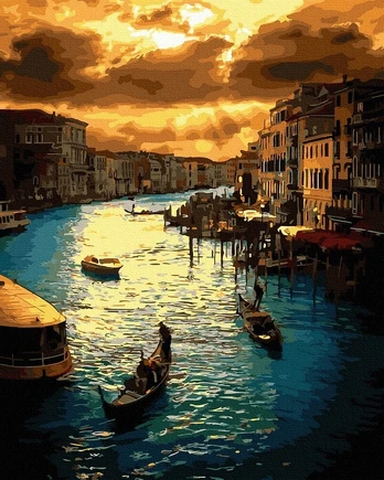 Tapybos rinkinys "Night in Venice"