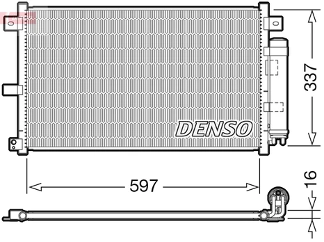 Kondicionieriaus radiatorius DCN44001