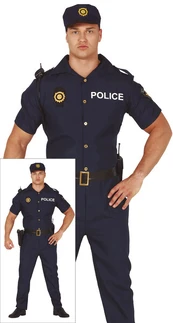 Policininko kostiumas vyrams, Size, Height - 48–50 (M)