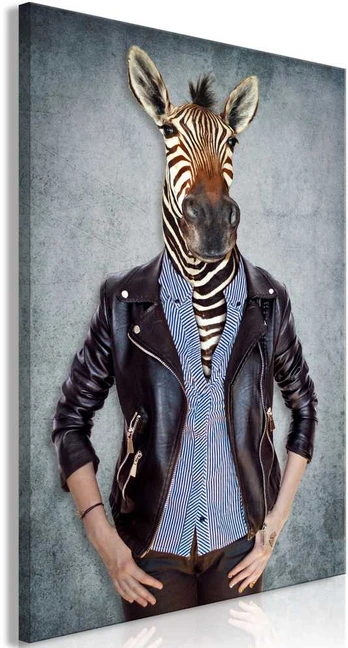Artgeist Paveikslas - Zebra Ewa (1 Part) Vertical