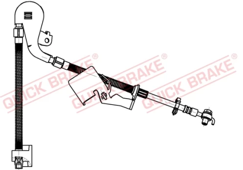 QUICK BRAKE QB50.704X Brake hose