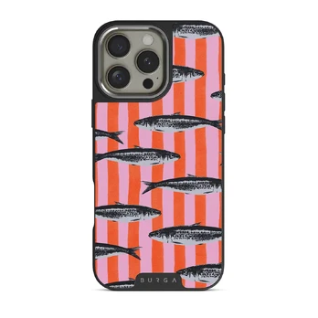 Del Mar - iPhone 16 Pro Max Case, Elite Dark (MagSafe) / Silver