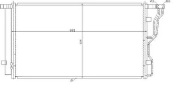 NRF NRF 350486 Air conditioning condenser
