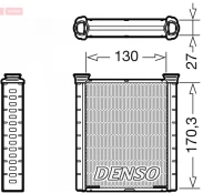 DENSO DRR46001 Heater radiator kaina