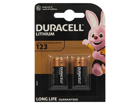 Baterija 3V CR123 DURACELL BL2