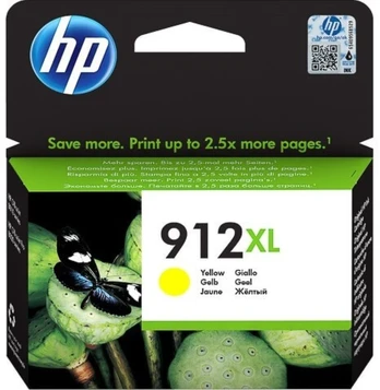 HP 912XL (3YL83AE) Rašalinė kasetė, Geltona