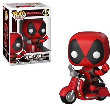 Funko POP! Marvel Deadpool on Scotter