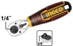 INGCO 1/4"+3/B" CrV Ratchet
