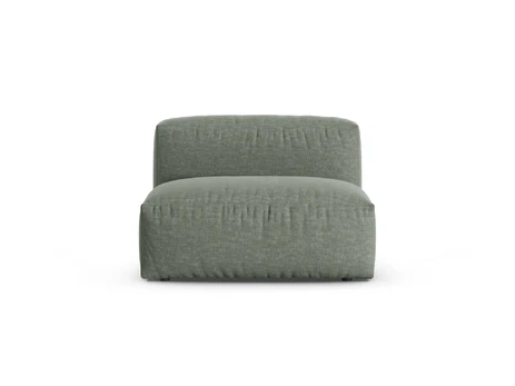 Modul Armless, "Martina", 1 Seat, 120x90x75, Moss Green