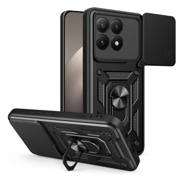 Juodas dėklas Xiaomi 15T telefonui "Tech-Protect Camshield Pro"